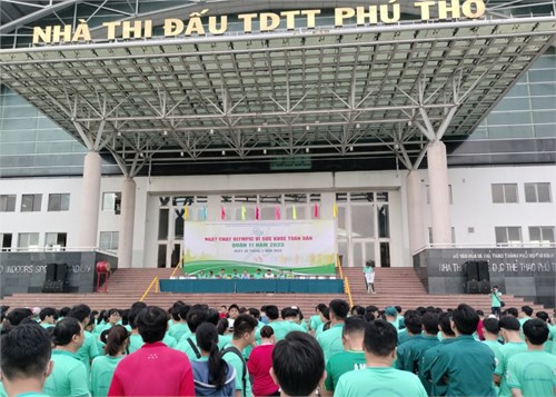 Ngày chạy olympic vì sức khỏe toàn dân 
trên địa bàn quận 11